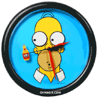 Horloge Homer Simpson