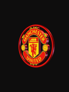 Manchester United logo qui tourne