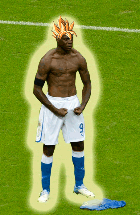 Mario Balotelli Super Saiyan