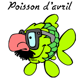 Poisson d'avril déguisé