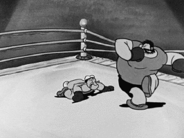 Popeye et Brutus boxe