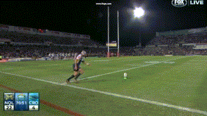 Rugby poteau rentrant