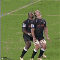 Rugby saut insolite