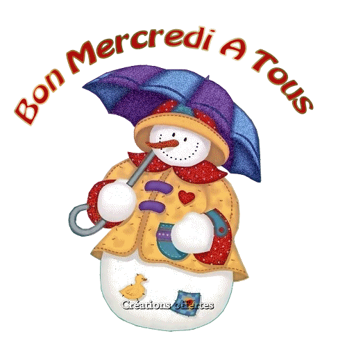 Bon Mercredi à tous bonhomme de neige