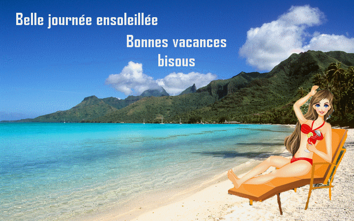 Bonnes vacances ensoleillées