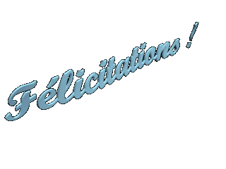 Félicitations