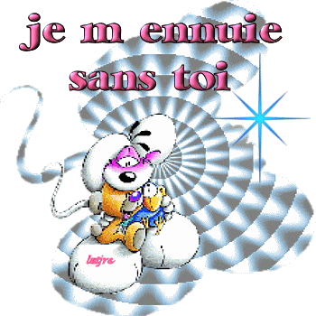 je m'ennuie sans toi avec Diddl