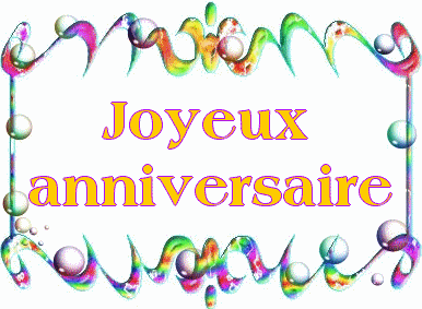 Joyeux anniversaire