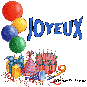 Joyeux anniversaire fête