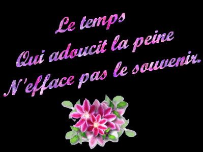 le temps n'efface pas les souvenirs