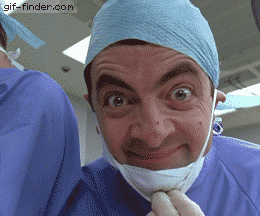 Mr Bean chirurgien tout va bien