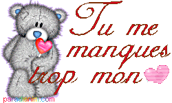 Tu me manques trop mon coeur