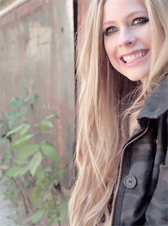 Avril Lavigne sourire