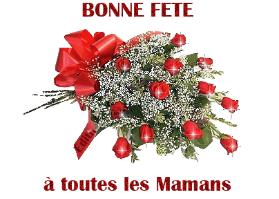 Bonne fête à toutes les mamans scintillant