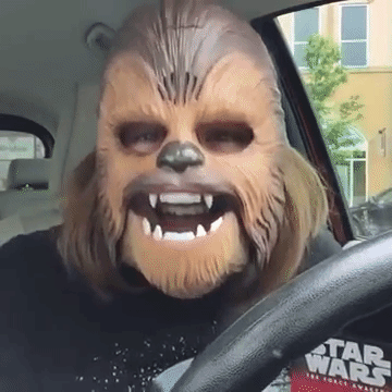 Chewbacca masque mdr