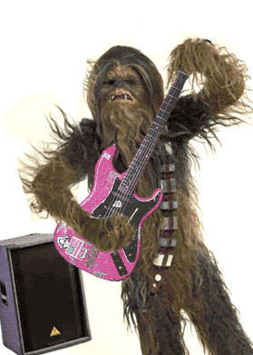 Chewbacca Rock n roll