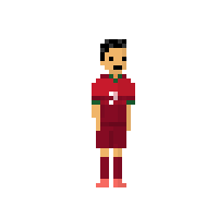 Cristiano Ronaldo pixel art