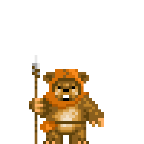 Ewok Pixel Art