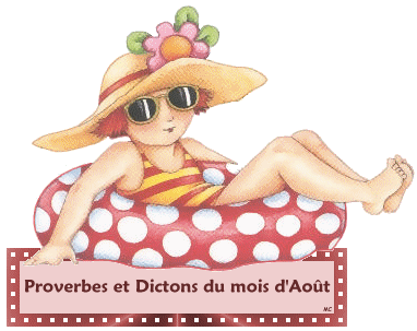 Proverbes et Dictons du mois d'Août