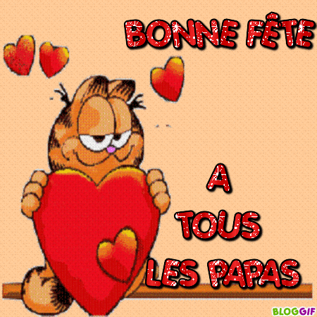 Bonne fête à tous les Papas avec Garfield