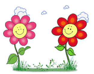 Deux fleurs sourire