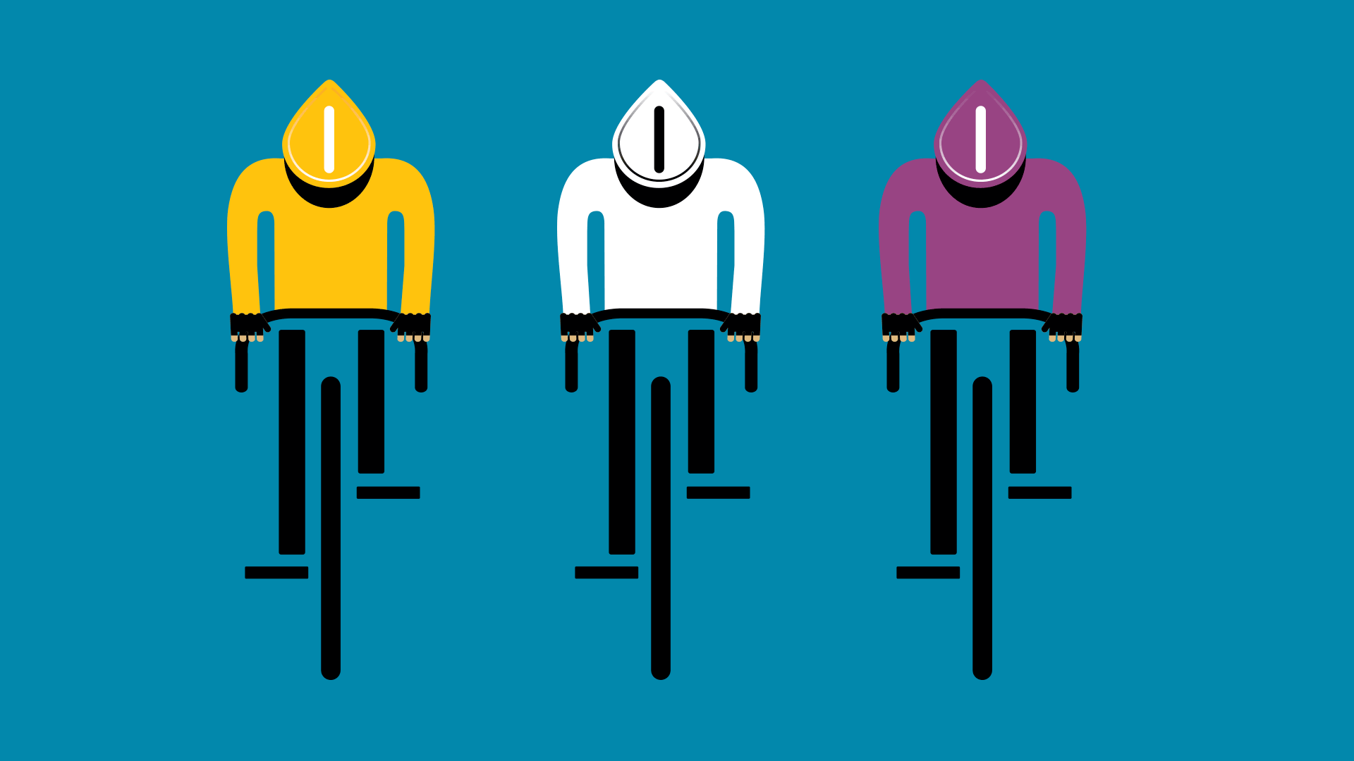 Cyclisme maillot de leader animation