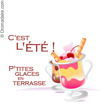 P'tites glaces en terrasse