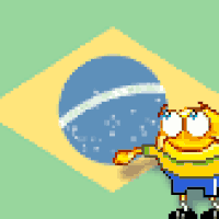 Smiley Brésil football