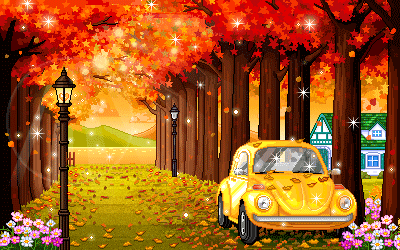 automne pixel art