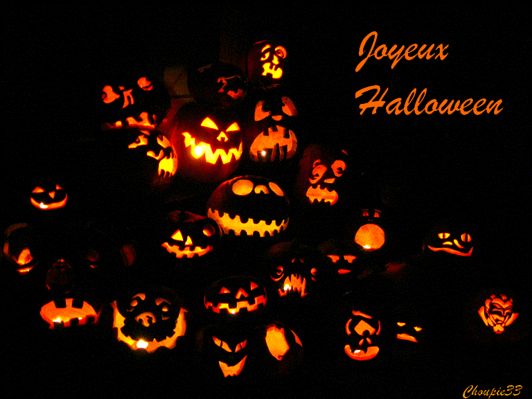 Joyeux Halloween clignote