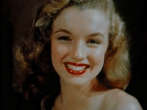 Marilyn Monroe jeune sourire
