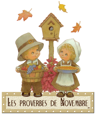 Les proverbes de Novembre