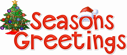 Seasons greetings - image animée GIF