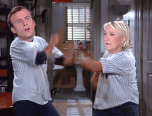 Bagarre Macron Le Pen