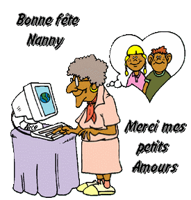 Bonne fête Nanny Merci mes petits amours