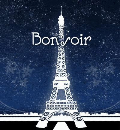 Bonsoir Tour Eiffel étoilée