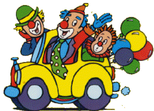 Clowns en voiture