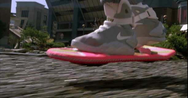 Marty McFly hoverboard