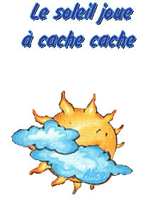 Le soleil joue à cache cache