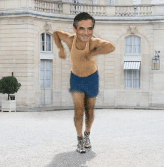François Fillon danse