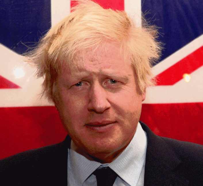 Boris Johnson morphing Trump