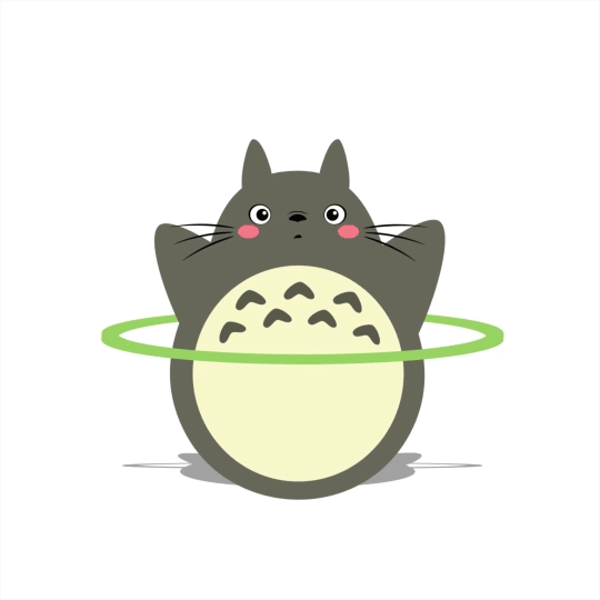 Totoro hula hoop