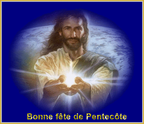 Bonne fête de la Pentecôte lumière