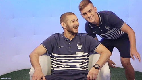 Karim Benzema et Antoine Griezmann