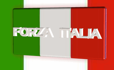 Forza Italia drapeau