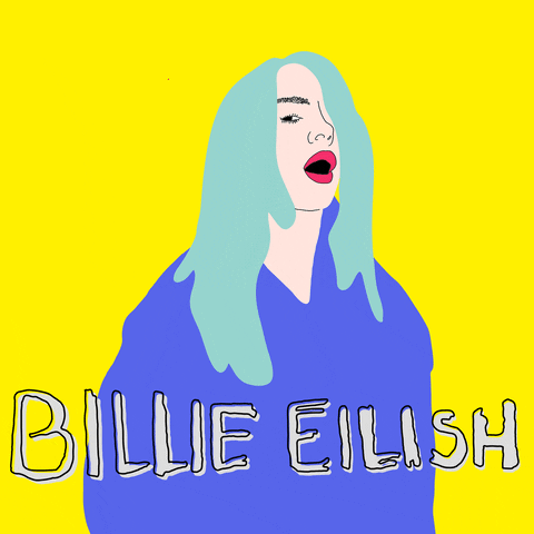 Billie Eilish animation