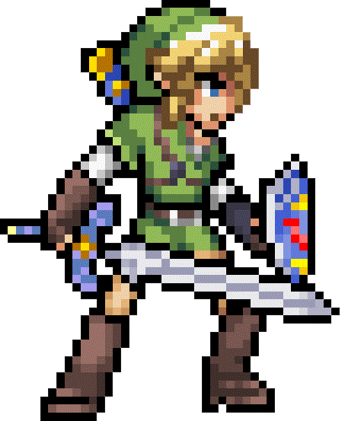 Link pixel art