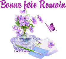 Bonne fête Romain