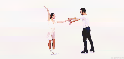 Gabriella Papadakis et Guillaume Cizeron danse