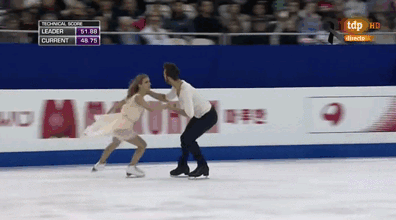 Gabriella Papadakis et Guillaume Cizeron magnifique